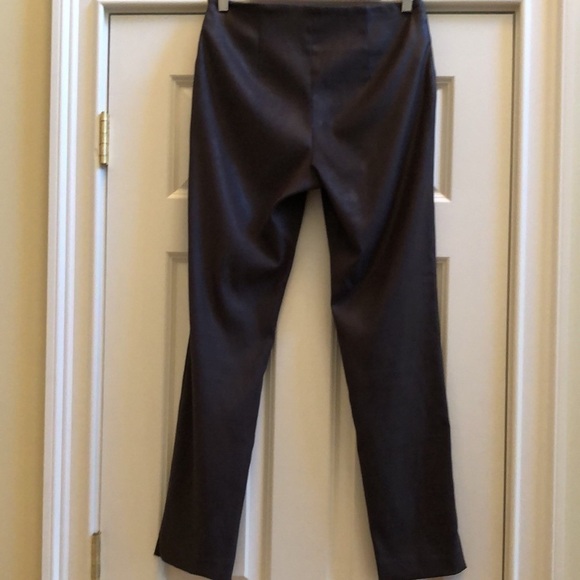 Waverly Grey Faux Suede Look Brown Pants 6 - Picture 4 of 6